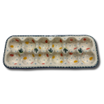 C28 12-vaks Eierschaal 33,5 x 12,5 x4 cm 3343X Eierschalen